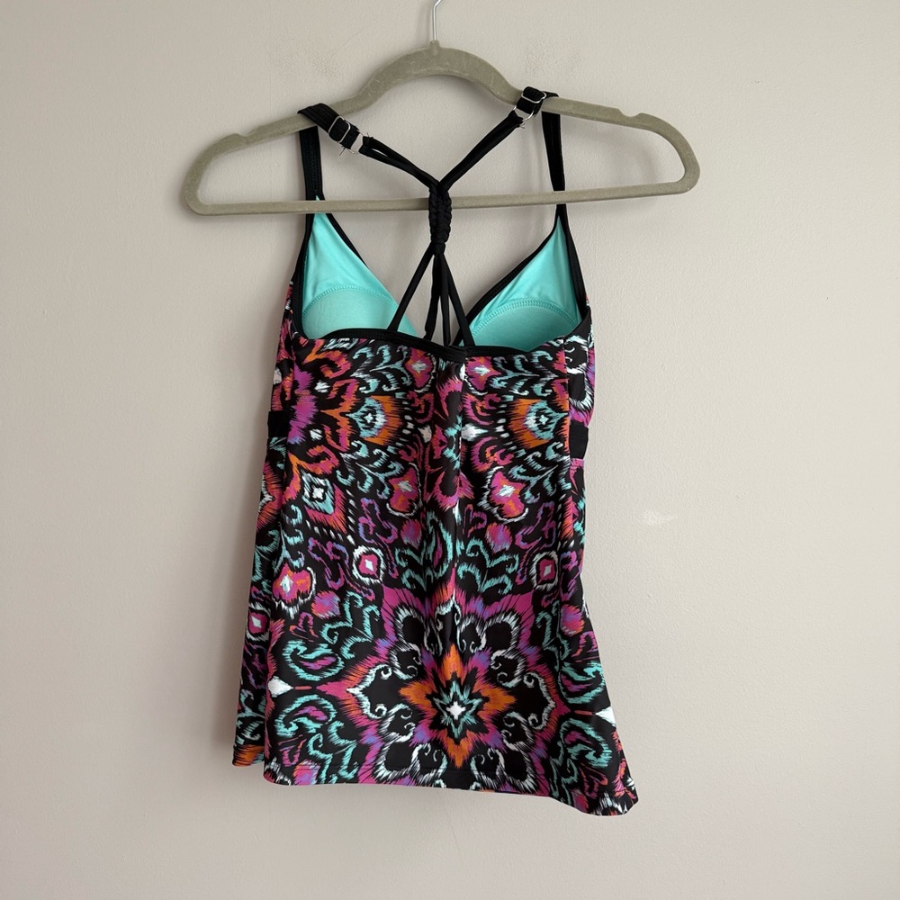 Free Country Patterned Swim Top - Picture 2 of 3